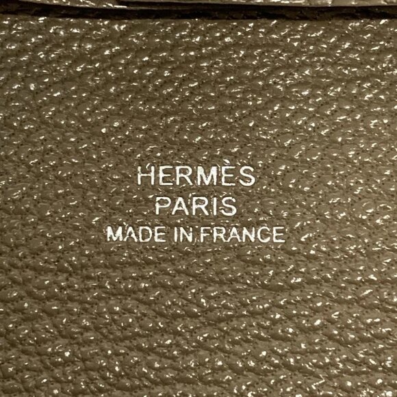 Auth HERMES Bastia - Etoupe Veau Epsom B Coin Case - Picture 5 of 11
